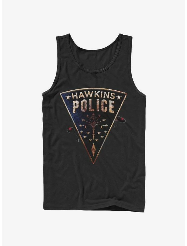 Best Pirce ✔️ Stranger Things Hawkins Police Rats Tank 💯 1 Best Pirce ✔️ Stranger Things Hawkins Police Rats Tank 💯