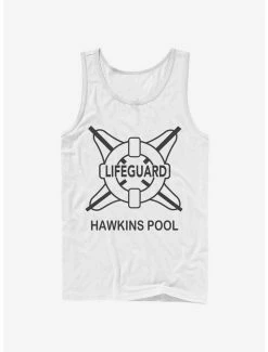 New 🔥 Stranger Things Hawkins Pool Lifeguard Tank 😉