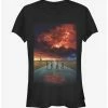Flash Sale 🔥 Stranger Things Demogorgon Cloud Poster 👧 Girls T-Shirt 🛒