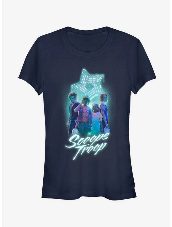 Outlet β¨ Stranger Things Scoops Troop π§ Girls T-Shirt π€© 1 Outlet β¨ Stranger Things Scoops Troop π§ Girls T-Shirt π€©