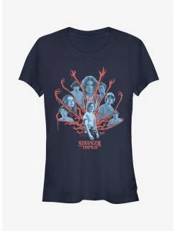 Promo 🎉 Stranger Things Tonal Gorgon Group Shot 👧 Girls T-Shirt 👏