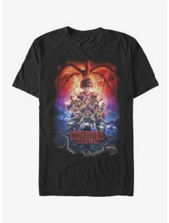 Deals 🔥 Stranger Things Group Pumpkins Poster T-Shirt 👍