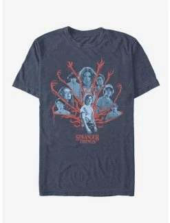 Cheap ✔️ Stranger Things Tonal Gorgon Group Shot T-Shirt 💯
