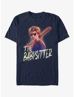 Best Sale 😀 Extra Soft Stranger Things Steve The Babysitter Extra Soft T-Shirt 😉