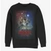 New 🛒 Stranger Things Classic Illustrated Poster Crew Sweatshirt 💯