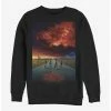 Best Pirce 😀 Stranger Things Demogorgon Cloud Poster Crew Sweatshirt 🤩