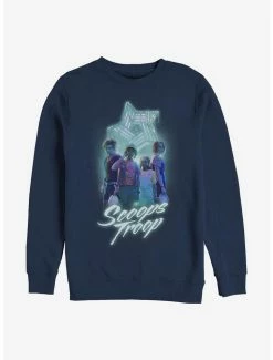Top 10 ✔️ Stranger Things Scoops Troop Crew Sweatshirt 💯