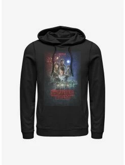 Cheap ✨ Stranger Things Classic Illustrated Poster Hoodie 🛒