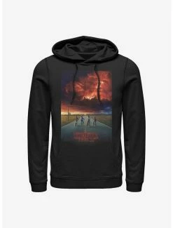 Promo ⌛ Stranger Things Demogorgon Cloud Poster Hoodie 🔥