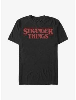 Deals 👏 Stranger Things Stranger Red Logo T-Shirt 🔥
