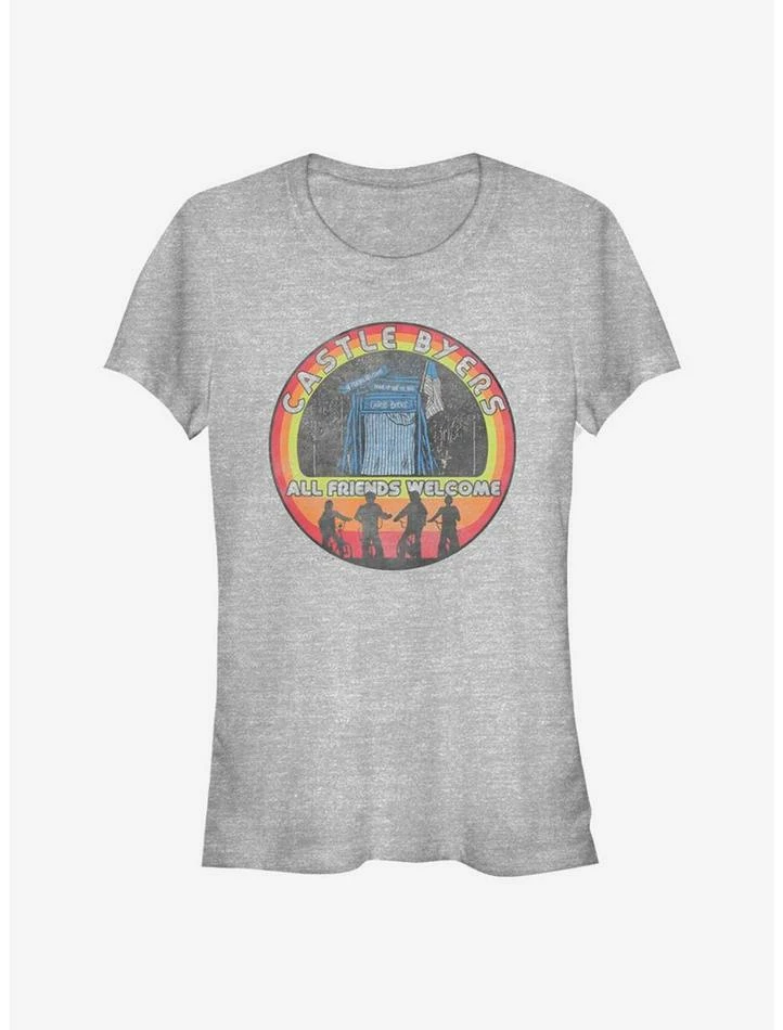 Discount βοΈ Stranger Things Castle Byers All Friends Welcome π§ Girls T-Shirt β¨ 1 Discount βοΈ Stranger Things Castle Byers All Friends Welcome π§ Girls T-Shirt β¨