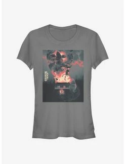 Flash Sale 🧨 Stranger Things Demogorgon Poster 👧 Girls T-Shirt ✔️