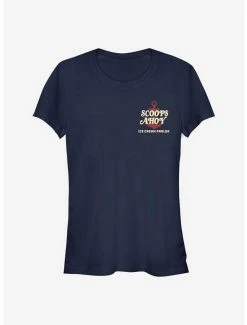 Coupon 🔔 Stranger Things Scoops Ahoy 👧 Girls T-Shirt ❤️
