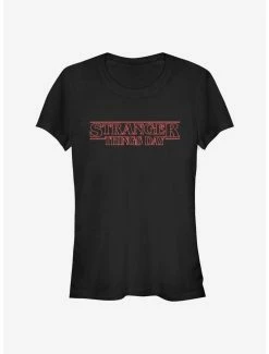 Promo 🧨 Stranger Things Stranger Things Day 👧 Girls T-Shirt ⌛
