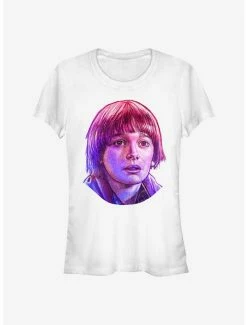 Best Sale 🔔 Stranger Things Will Neon Face 👧 Girls T-Shirt ⭐