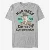 Deals 😍 Stranger Things Hopper Coffee Morning T-Shirt 🧨