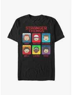 Best Pirce ❤️ Extra Soft Stranger Things 8 Bit T-Shirt 🎉