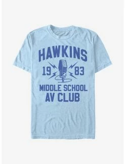Wholesale 🛒 Extra Soft Stranger Things Hawkins AV Club T-Shirt ⭐