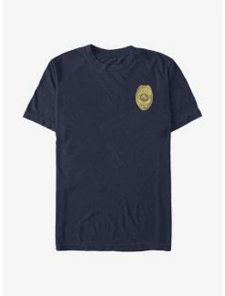 Cheap 👍 Extra Soft Stranger Things Hawkins Police Badge T-Shirt 🎁
