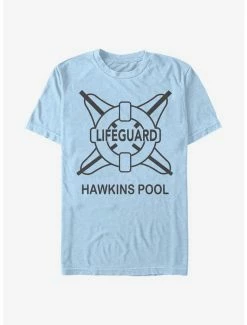 Deals 😉 Extra Soft Stranger Things Hawkins Pool Lifeguard T-Shirt ⭐