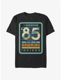 Cheap 😀 Extra Soft Stranger Things I Survived Hawkins T-Shirt 😍