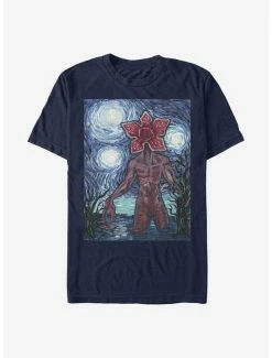Cheap 🛒 Extra Soft Stranger Things Starry Demogorgon T-Shirt 🔥