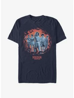 Flash Sale 🛒 Extra Soft Stranger Things Tonal Eleven Group Pose T-Shirt 🔔