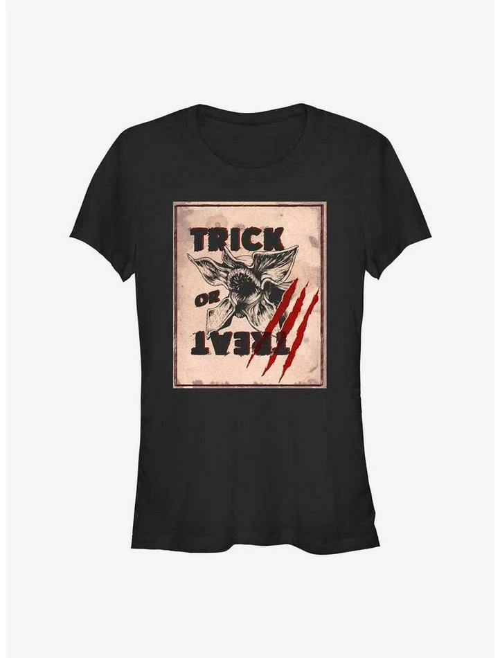 Buy ๐คฉ Stranger Things Demogorgon Trick Or Treat ๐ง Girls T-Shirt ๐ 1 Buy ๐คฉ Stranger Things Demogorgon Trick Or Treat ๐ง Girls T-Shirt ๐