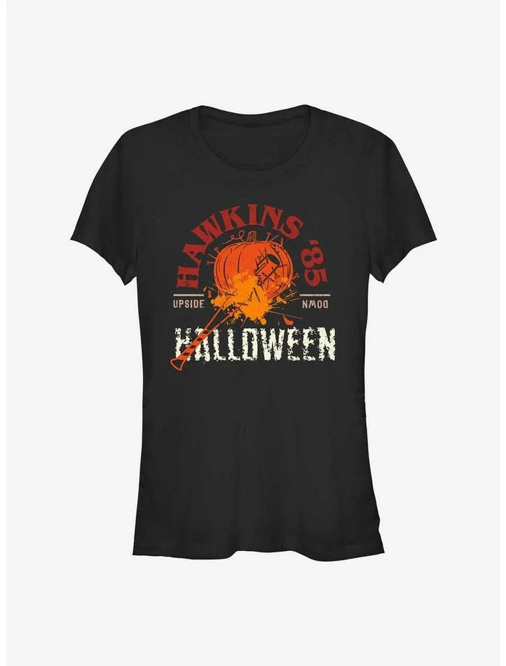 Top 10 👏 Stranger Things Hawkins '85 🦇 Halloween 👧 Girls T-Shirt 🤩 1 Top 10 👏 Stranger Things Hawkins '85 🦇 Halloween 👧 Girls T-Shirt 🤩