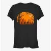 Outlet 🌟 Stranger Things 💀 Halloween Silhouette 👧 Girls T-Shirt ⌛