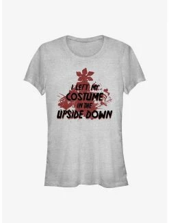 Coupon 😍 Stranger Things Left My Costume In The Upside Down 👧 Girls T-Shirt 🛒