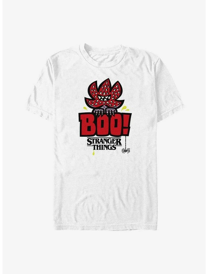 Discount ๐ Stranger Things Demogorgon Boo! T-Shirt ๐ 1 Discount ๐ Stranger Things Demogorgon Boo! T-Shirt ๐