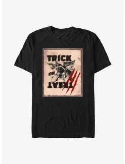 New ✔️ Stranger Things Demogorgon Trick Or Treat T-Shirt 🎁