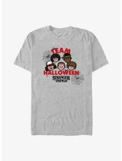 Cheapest 🔥 Stranger Things Team 🎃 Halloween Faces T-Shirt 🌟