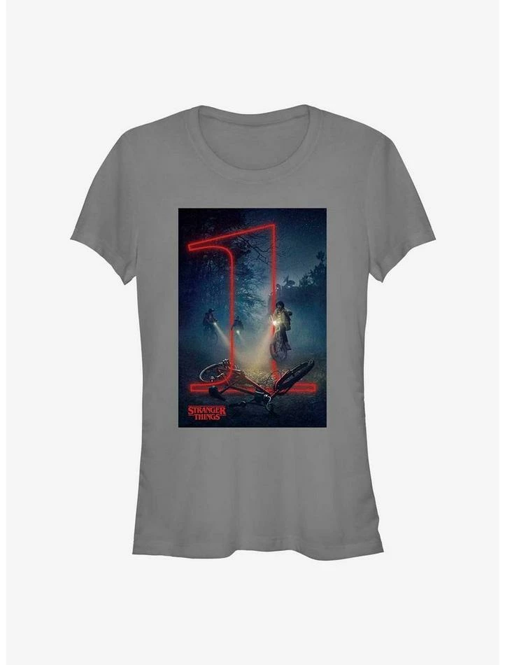 Best Sale π€© Stranger Things Season 1 Poster Girl's T-Shirt π€© 1 Best Sale π€© Stranger Things Season 1 Poster Girl's T-Shirt π€©