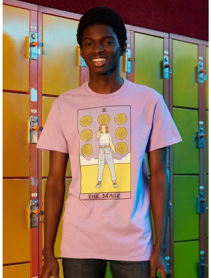 Deals π Stranger Things Eleven Mage Tarot Card Boyfriend Fit π§ Girls T-Shirt 𧨠2 Deals π Stranger Things Eleven Mage Tarot Card Boyfriend Fit π§ Girls T-Shirt 𧨠- Image 2