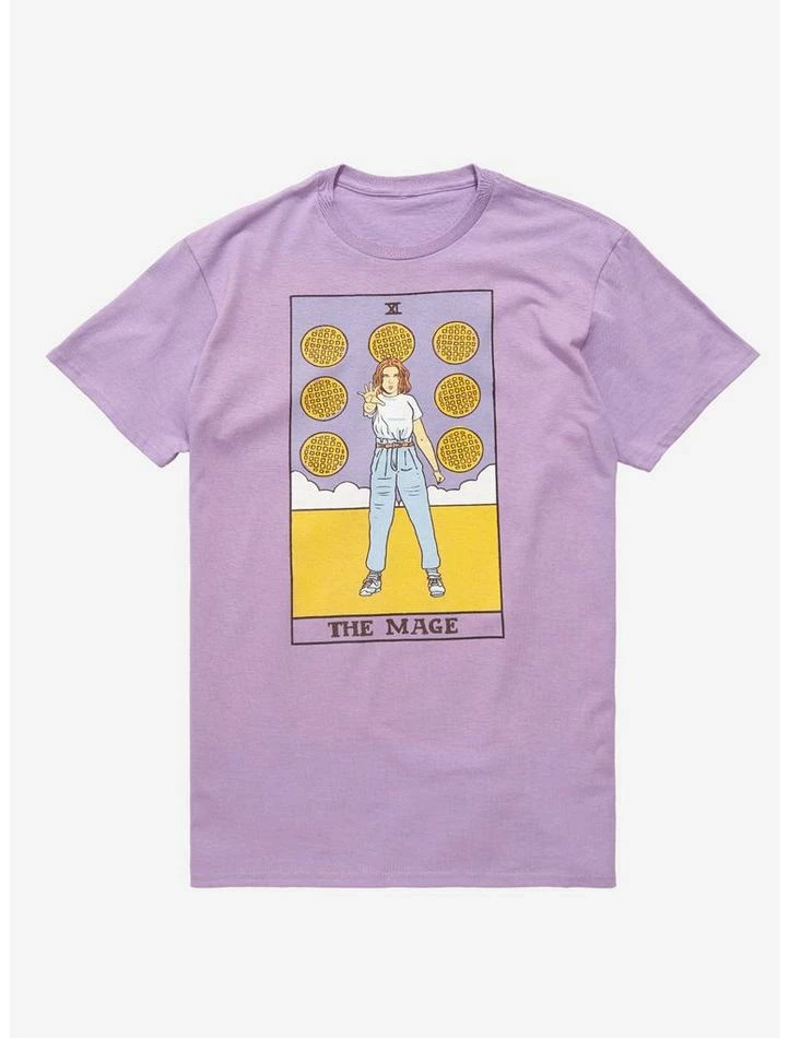 Deals π Stranger Things Eleven Mage Tarot Card Boyfriend Fit π§ Girls T-Shirt 𧨠1 Deals π Stranger Things Eleven Mage Tarot Card Boyfriend Fit π§ Girls T-Shirt π§¨