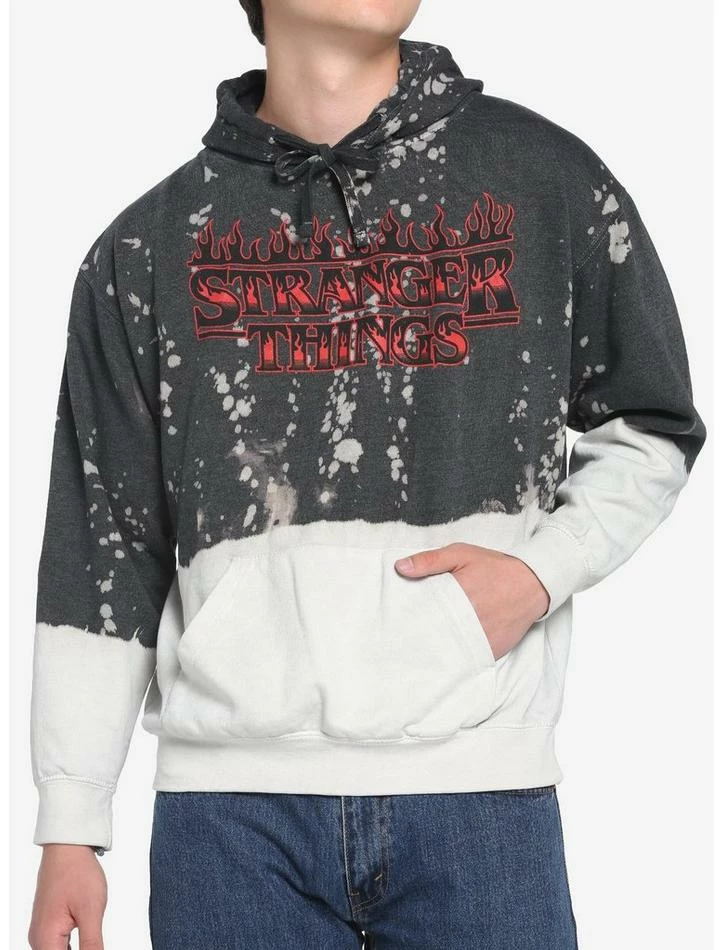 Brand new 🤩 Stranger Things Logo Dip-Dye Hoodie 🛒 1 Brand new 🤩 Stranger Things Logo Dip-Dye Hoodie 🛒