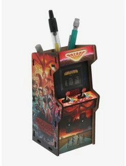 Cheap ❤️ Stranger Things Arcade Console Pencil Holder 🛒