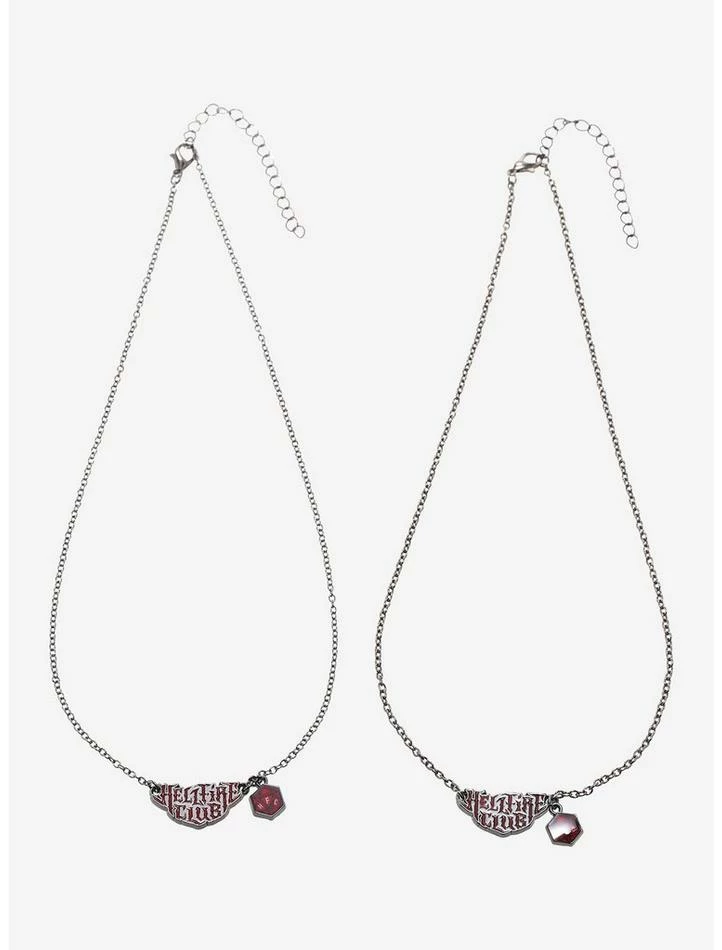 Discount ๐ Stranger Things Hellfire Club Nameplate Best Friend Necklace Set โจ 1 Discount ๐ Stranger Things Hellfire Club Nameplate Best Friend Necklace Set โจ