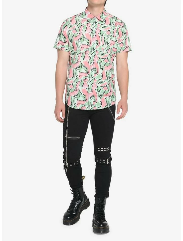 Wholesale π Stranger Things Hopper Woven Button-Up π 2 Wholesale π Stranger Things Hopper Woven Button-Up π - Image 2