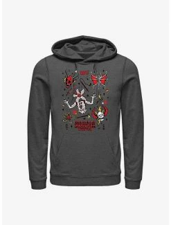 New ⌛ Stranger Things Hellfire Club Icons Hoodie ⌛