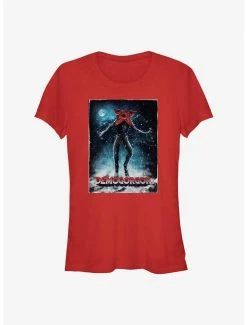 Deals 🛒 Stranger Things Demogorgon Poster 👧 Girls T-Shirt 🎁