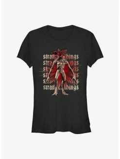 Best Sale 😍 Stranger Things Demogorgon Focus 👧 Girls T-Shirt 🤩
