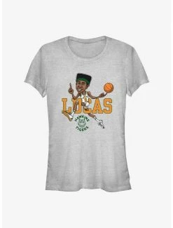 Cheapest 🧨 Stranger Things Lucas Hawkins Tiger 👧 Girls T-Shirt ✨