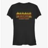 Cheap 🔥 Stranger Things On Fire Logo 👧 Girls T-Shirt ⌛