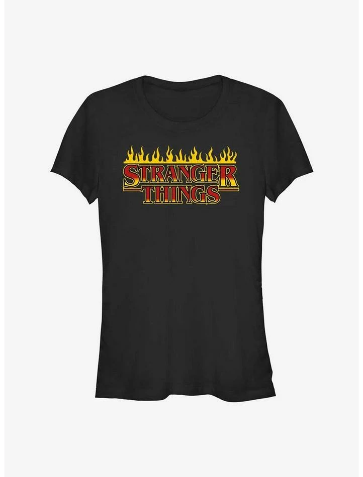 Cheap ๐ฅ Stranger Things On Fire Logo ๐ง Girls T-Shirt โ 1 Cheap ๐ฅ Stranger Things On Fire Logo ๐ง Girls T-Shirt โ