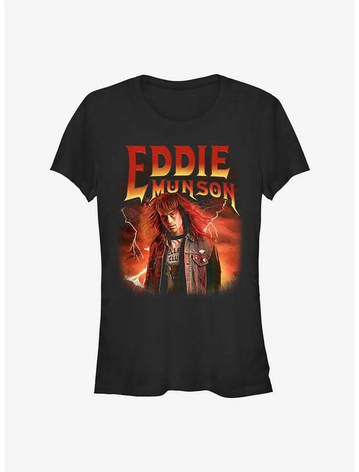 Flash Sale ๐ Stranger Things Eddie Munson ๐ง Girls T-Shirt ๐ 1 Flash Sale ๐ Stranger Things Eddie Munson ๐ง Girls T-Shirt ๐