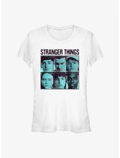 Best Sale 🥰 Stranger Things Halftone Gang 👧 Girls T-Shirt 🔥