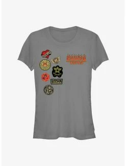 Deals 🌟 Stranger Things Patches 👧 Girls T-Shirt 😉
